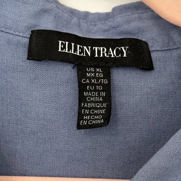 Blue Women's Button Down - Picture 3 of 3